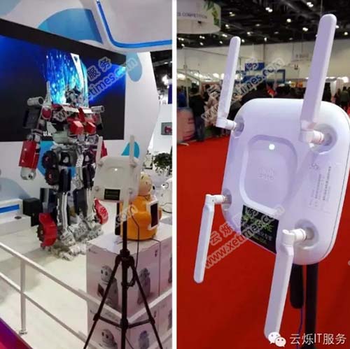 2015世界机器人博览会会场无线网络覆盖设备图1